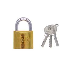 Square Circle Meibao 38 Mm With 3 Keys Padlock