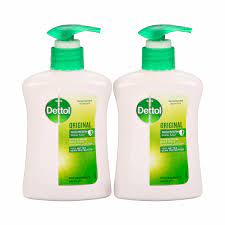 ديتول الأصلي لغسيل اليدين برائحة الصنوبر، مضخة مضادة للبكتيريا، 2 × 200 مل