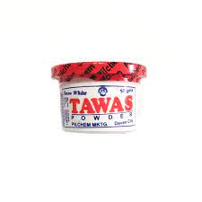 Tawas Powder Snow White Red 50g