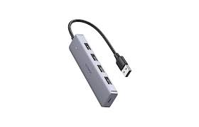 Ugreen Usb Hub 4x Usb 3.2 Gen 1 With Micro USB Power Port - Gray
