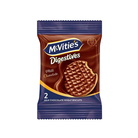 Mcvitie's Digestive 2 Milk Chocolate Biscuits, 33.3g