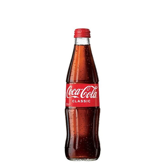 Coca-Cola Original Taste Carbonated Soft Drink Glass Bottle, 250ml