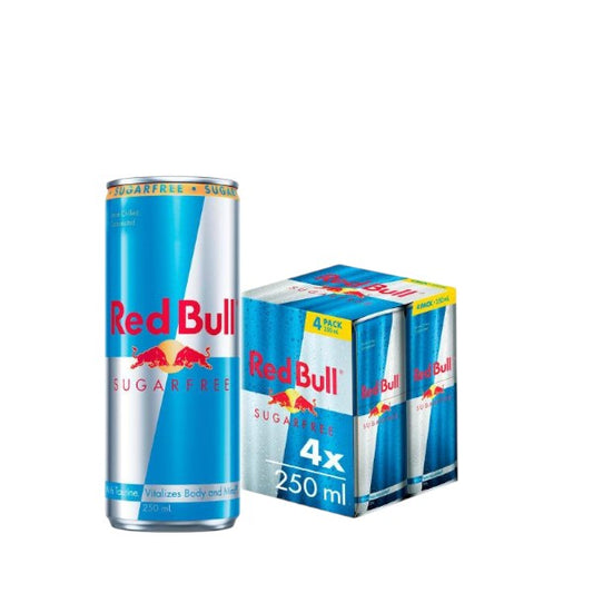 Red Bull Sugar Free Energy Drink, 4x250ml