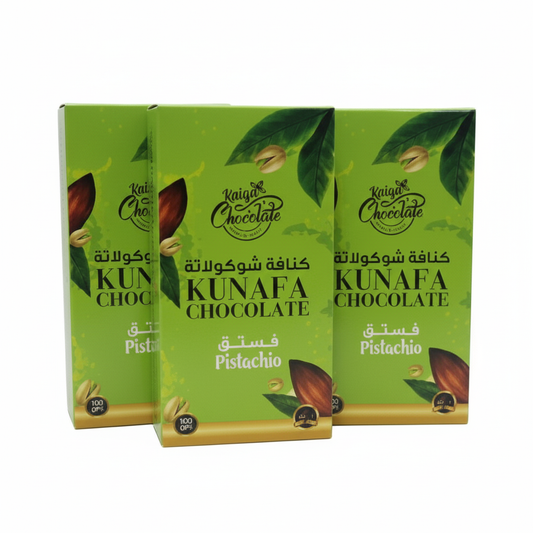 Raiqa Pistachio Kunafa Chocolate 100G
