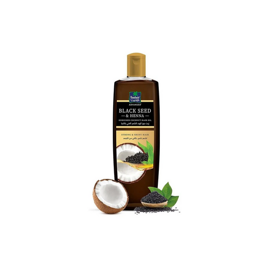 Parachute Advansed Blackseed and Heena Hair Oil Enriched with Coconut Hair Oil, 200ml