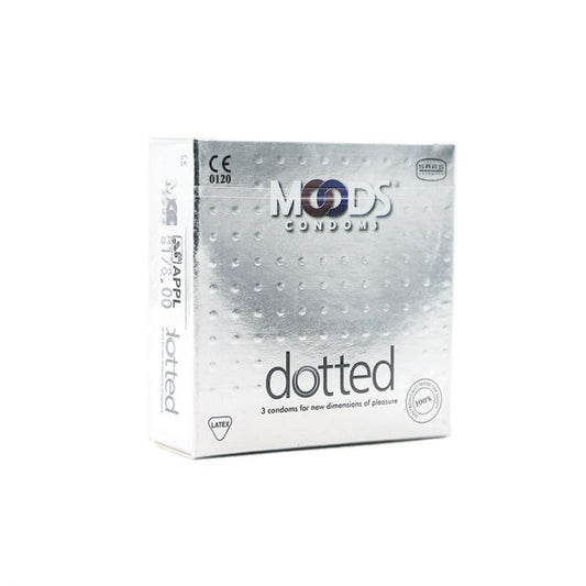 Moods 3-Piece Dotted Condoms
