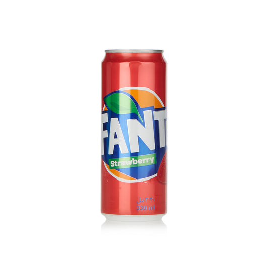 Fanta Strawberry Soft Drink Can, 330ml