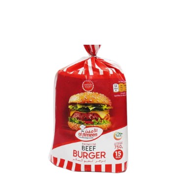 Al Ameen Premium Beef Burger, 750g