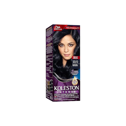 Koleston Intense Blue Black 301-0 Hair Color Kit