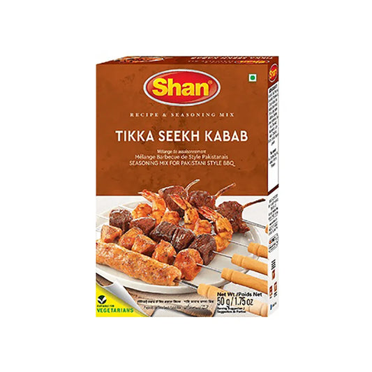 Shan Seekh Kabab Recipe & Masala Mix, 50g