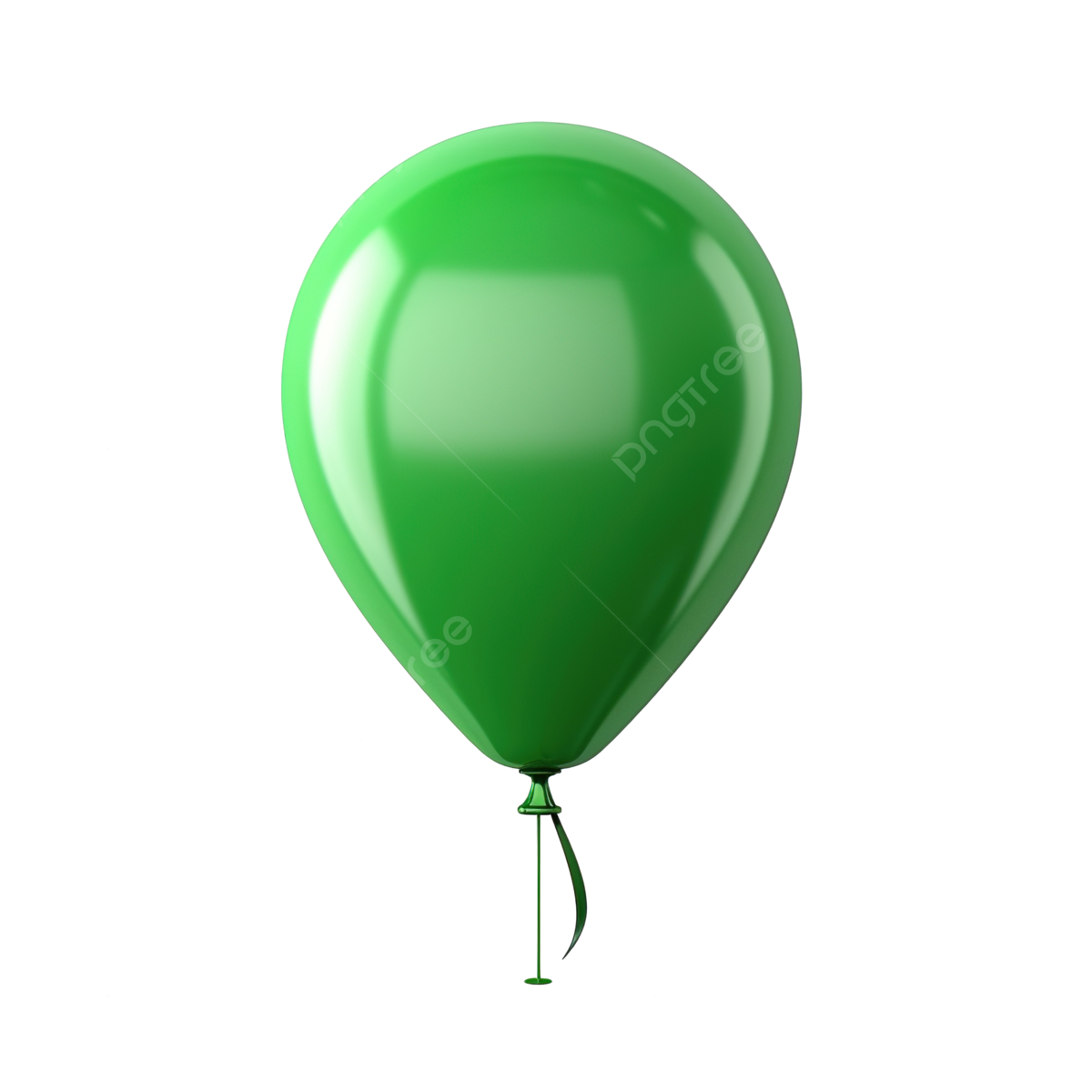 بالون هيليوم أخضر مفرد