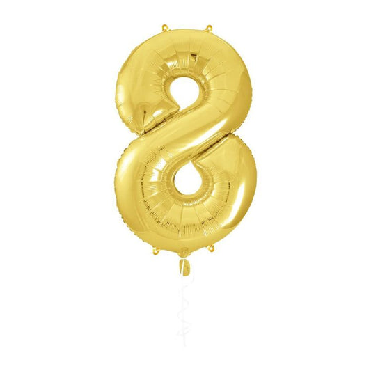 ديكور حفل عيد ميلاد سعيد بالون رقائق ذهبية فريد من نوعه - رقم 8
