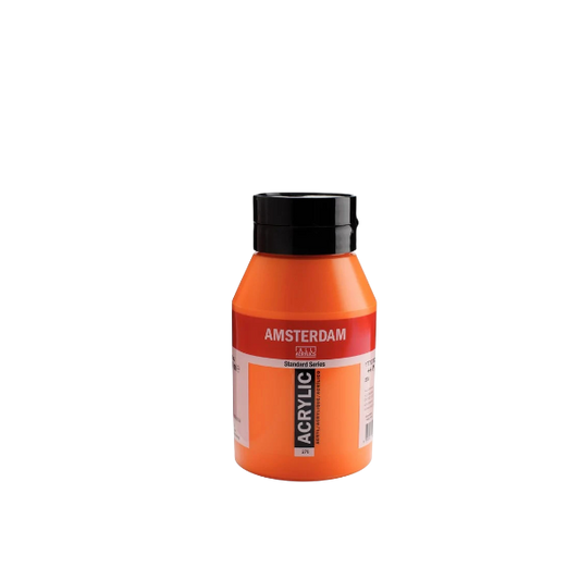 Acrylic jar brand colors 500 ml No. 207 orange color