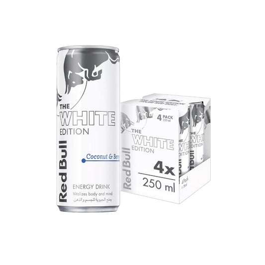 Red Bull White Edition Coconut & Berry Energy Drink, 4x250ml