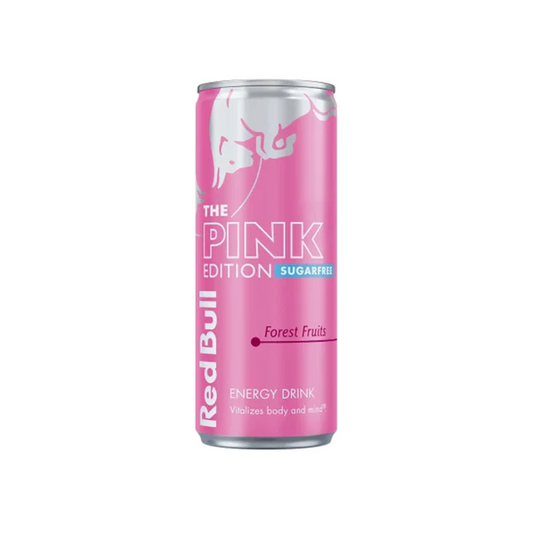 Red Bull The Pink Edition Sugar Free Forest Fruits Energy Drink, 250ml