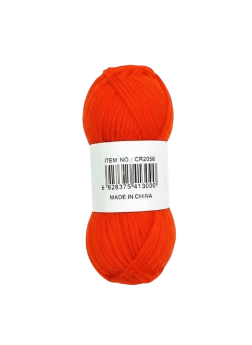 Red spool of woolen thread
