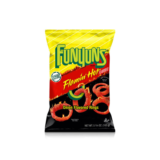 Funyuns Flaming Hot Onion Imported Chips, 163g