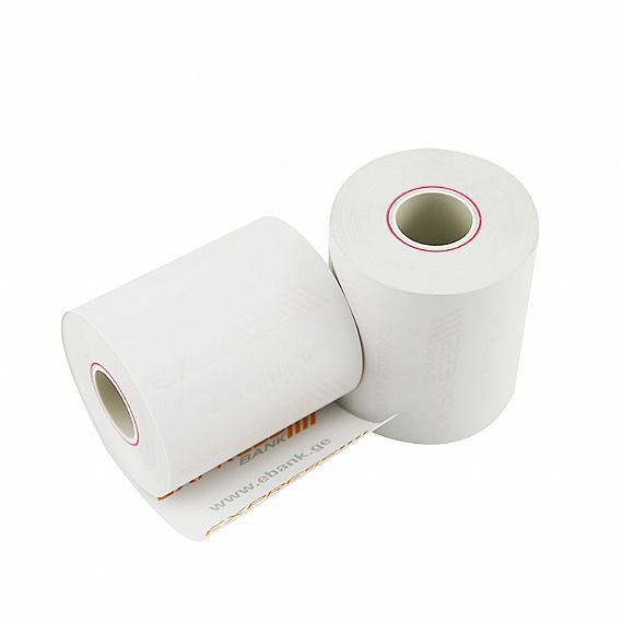 Super Deal 80mm Thermal Paper Rolls, 2 Pieces