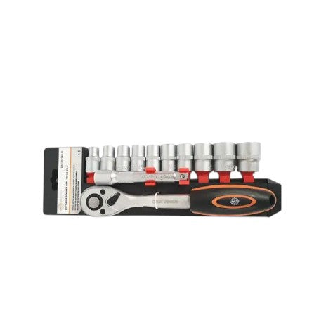 Socket Wrench Set, 12 Pieces