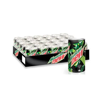 Mountain Dew Soft Drink Can, 30x250ml