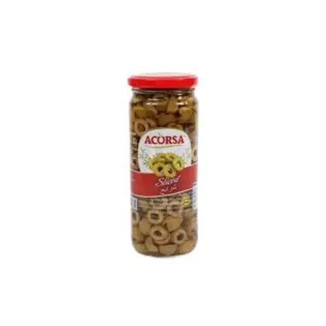 Acorsa Sliced Green Olives, 230g