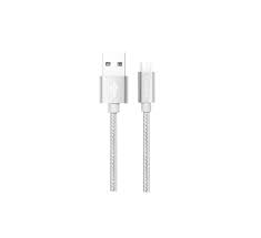 Budi Magnetic Cable Micro Usb M8J177M White, 2.4A