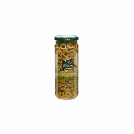 Rahma Green Sliced Olives, 430g