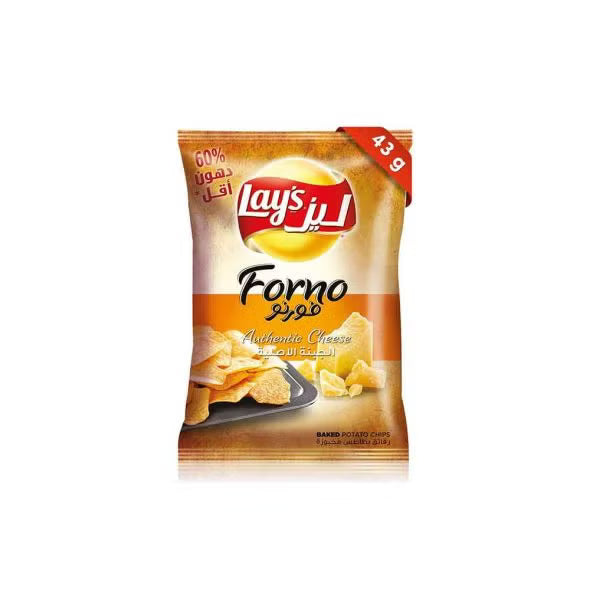 Lay's Forno Authentic Cheese Potato Chips, 40g