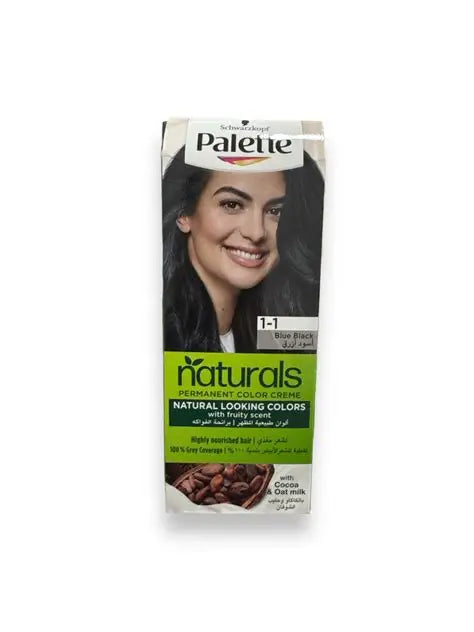 Schwarzkopf Palette Permanent Natural Colours 1-1 Blue Black Hair Color