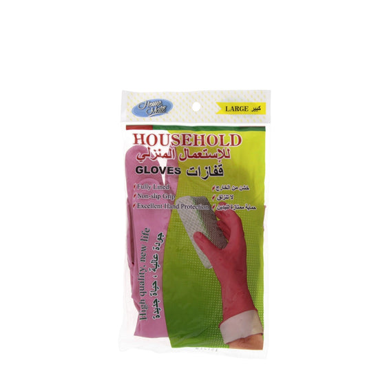 Home Mate House Hold Hand Gloves, Large